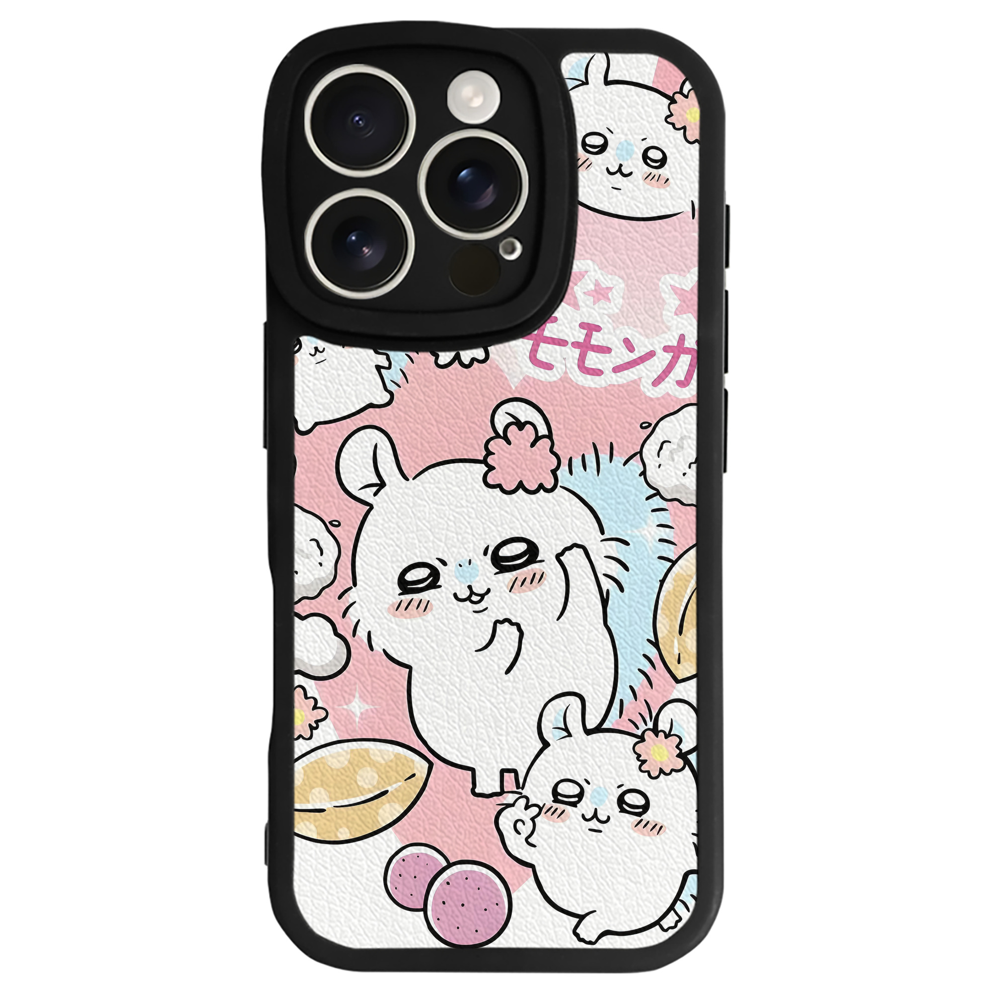 （画像用） ちいかわ Chii-kawa 【iPhone 16シリーズ対応】シリコンスマホケース（レザー調） 材質：シリコン